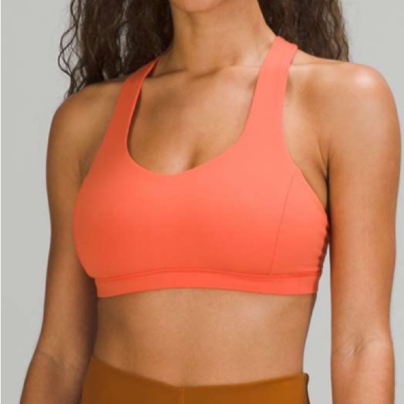 21. Lululemon Free to Be Serene Bra *Light Support Warm Coral - Picture 2 of 5